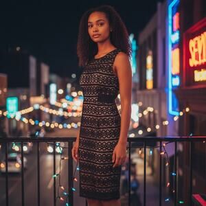 Max and Cleo Dress “Susan” Lace Evening Cocktail size 4 NWT